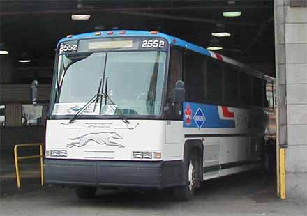 MCI C series Greyhound Canada